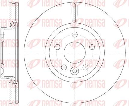 Remsa 61019.10 - Disque de frein cwaw.fr