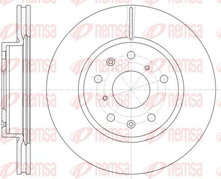 Remsa 61018.10 - Disque de frein cwaw.fr