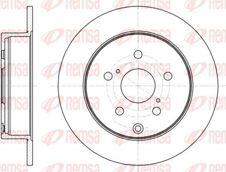 Remsa 61088.00 - Disque de frein cwaw.fr