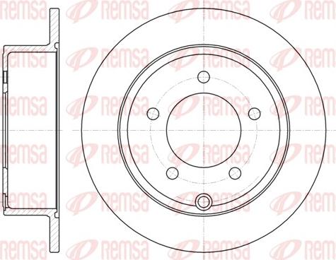 Remsa 61025.00 - Disque de frein cwaw.fr