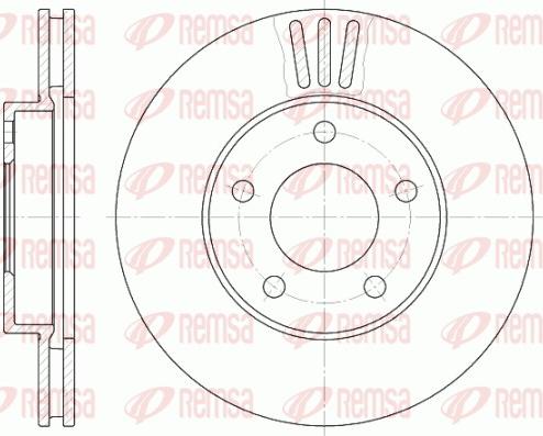 Remsa 61020.10 - Disque de frein cwaw.fr