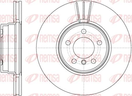 Remsa 61028.10 - Disque de frein cwaw.fr