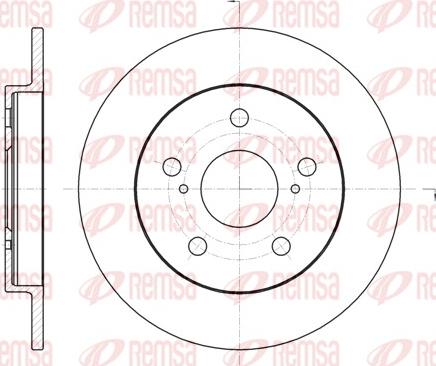 Remsa 61074.00 - Disque de frein cwaw.fr