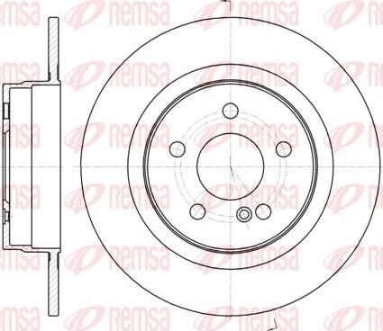 Remsa 61070.00 - Disque de frein cwaw.fr