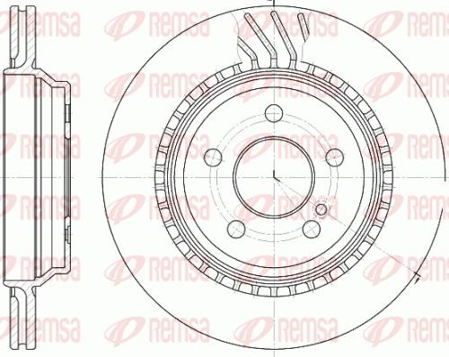 Remsa 61072.10 - Disque de frein cwaw.fr