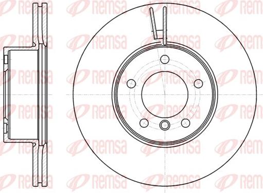 Remsa 61194.10 - Disque de frein cwaw.fr