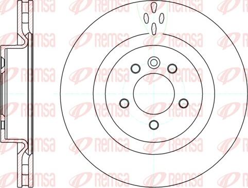 Remsa 61149.10 - Disque de frein cwaw.fr