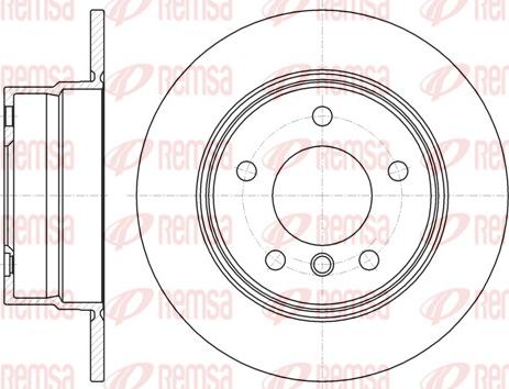 Remsa 61144.00 - Disque de frein cwaw.fr