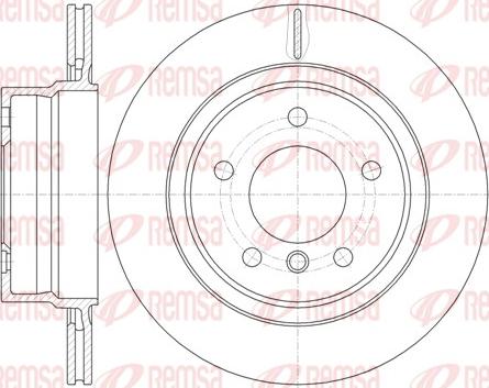 Remsa 61145.10 - Disque de frein cwaw.fr