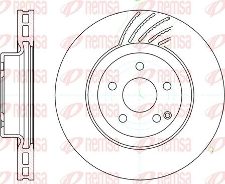 Remsa 61142.10 - Disque de frein cwaw.fr