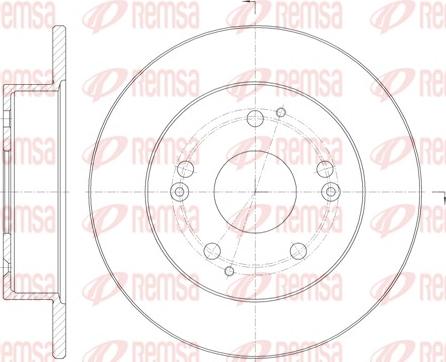 Remsa 61147.00 - Disque de frein cwaw.fr