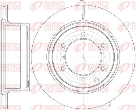 Remsa 61159.10 - Disque de frein cwaw.fr