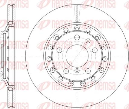 Remsa 61155.10 - Disque de frein cwaw.fr