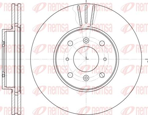 Remsa 61153.10 - Disque de frein cwaw.fr