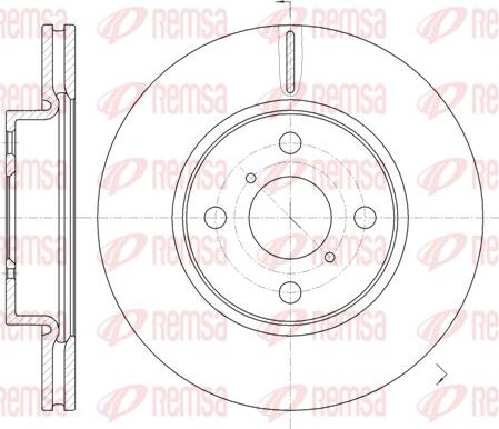 Remsa 61169.10 - Disque de frein cwaw.fr