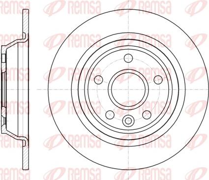 Remsa 61167.00 - Disque de frein cwaw.fr