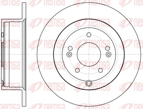 Remsa 61106.00 - Disque de frein cwaw.fr