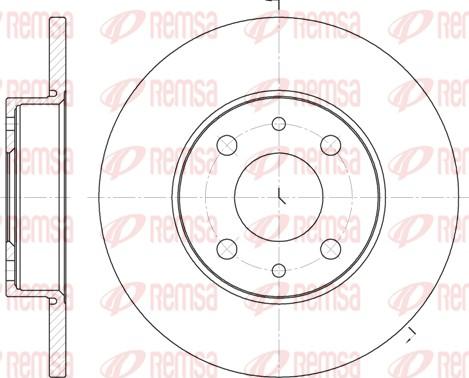 Remsa 6110.01 - Disque de frein cwaw.fr