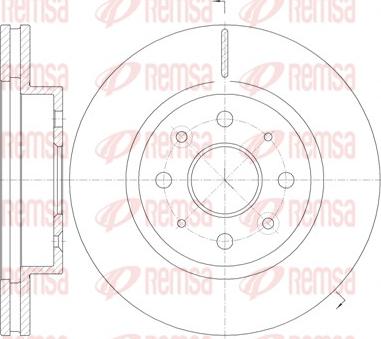 Remsa 61103.10 - Disque de frein cwaw.fr