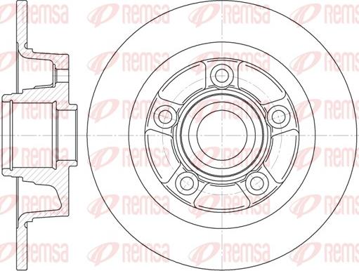 Remsa 61115.00 - Disque de frein cwaw.fr