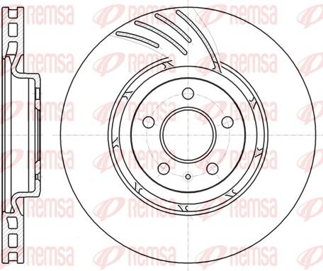 Remsa 61111.10 - Disque de frein cwaw.fr