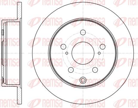 Remsa 61188.00 - Disque de frein cwaw.fr