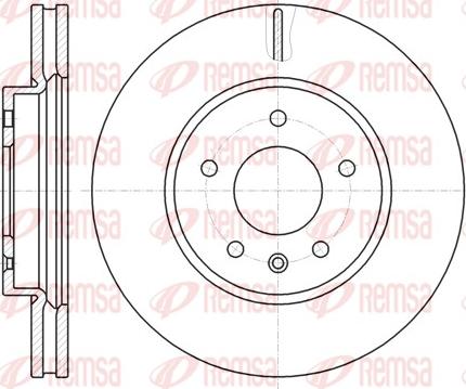 Remsa 61183.10 - Disque de frein cwaw.fr