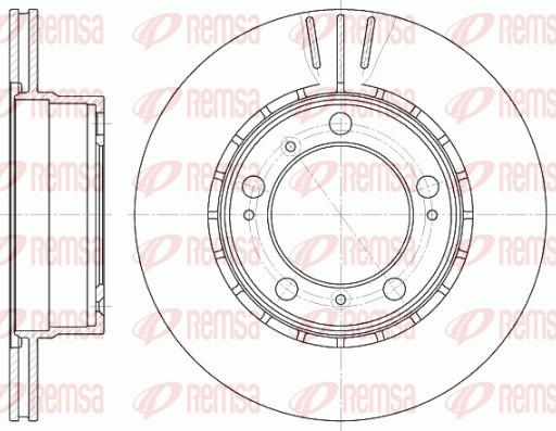 Remsa 61126.10 - Disque de frein cwaw.fr