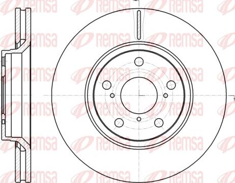 Remsa 61121.10 - Disque de frein cwaw.fr