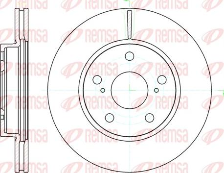 Remsa 61122.10 - Disque de frein cwaw.fr