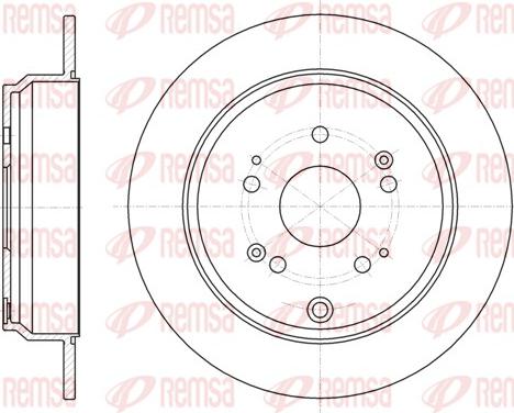 Remsa 61174.00 - Disque de frein cwaw.fr