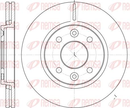 Remsa 6117.10 - Disque de frein cwaw.fr