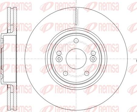 Remsa 61171.10 - Disque de frein cwaw.fr