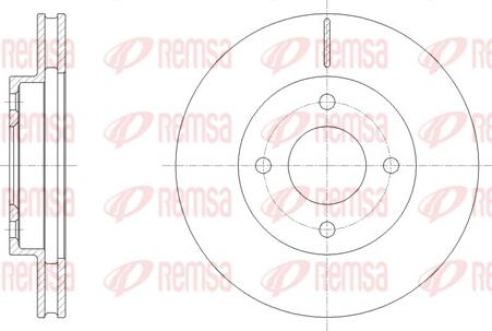 Remsa 61849.10 - Disque de frein cwaw.fr