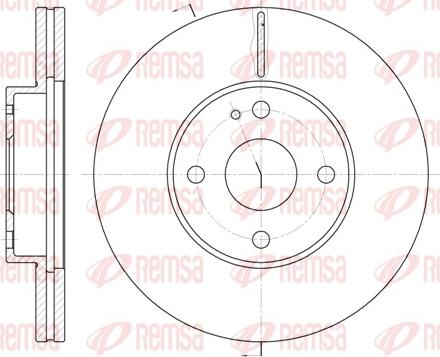 Remsa 6184.10 - Disque de frein cwaw.fr