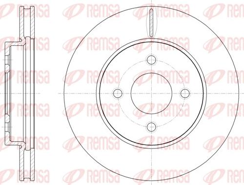 Remsa 61850.10 - Disque de frein cwaw.fr