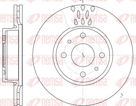 Remsa 6186.10 - Disque de frein cwaw.fr