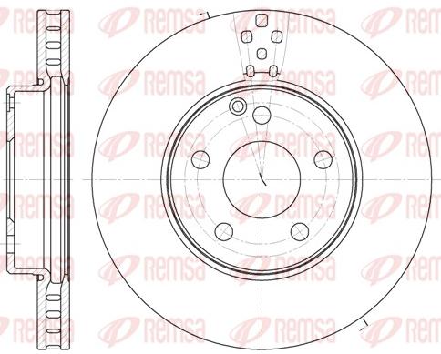 Remsa 61889.10 - Disque de frein cwaw.fr