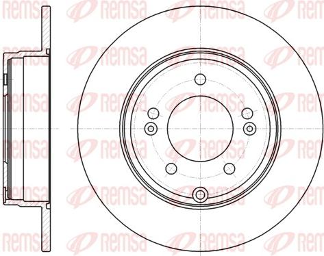 Remsa 61884.00 - Disque de frein cwaw.fr