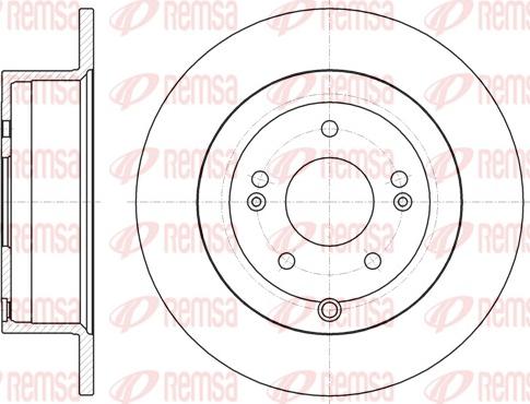 Remsa 61886.00 - Disque de frein cwaw.fr