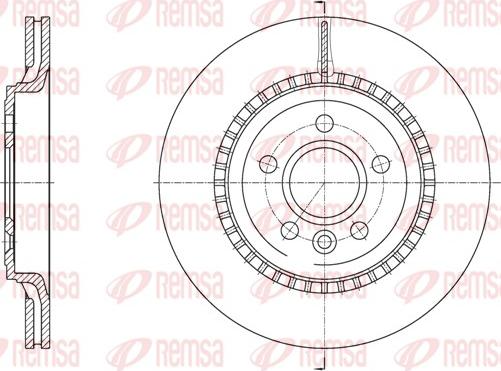 Remsa 61888.10 - Disque de frein cwaw.fr