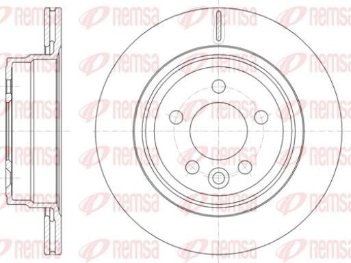 Remsa 61828.10 - Disque de frein cwaw.fr