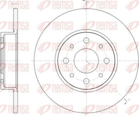 Remsa 61390.00 - Disque de frein cwaw.fr