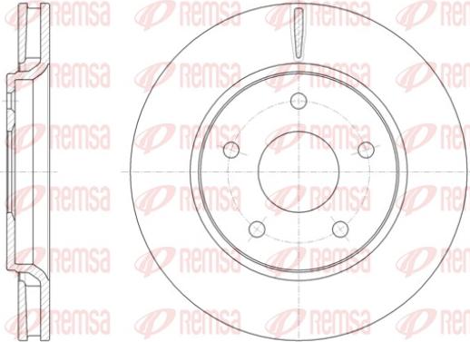 Remsa 61393.10 - Disque de frein cwaw.fr