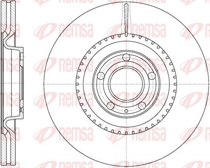 Remsa 61392.10 - Disque de frein cwaw.fr