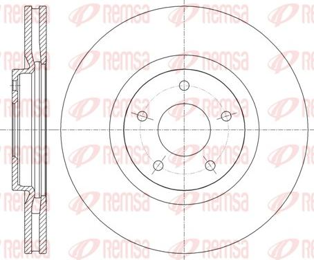 Remsa 61349.10 - Disque de frein cwaw.fr