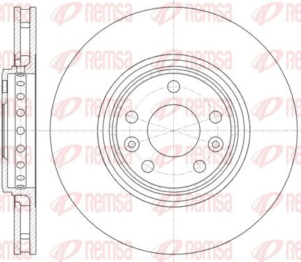 Remsa 61345.10 - Disque de frein cwaw.fr