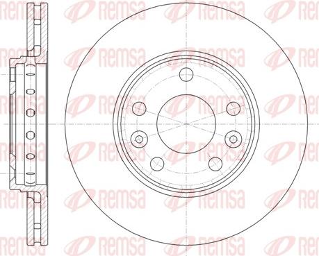 Remsa 61346.10 - Disque de frein cwaw.fr