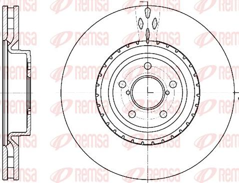 Remsa 61341.10 - Disque de frein cwaw.fr