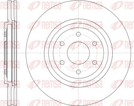 Remsa 61348.10 - Disque de frein cwaw.fr